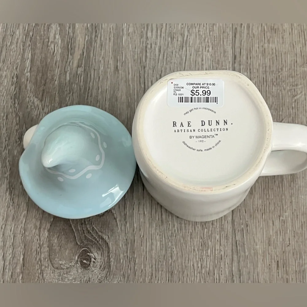 Rae Dunn mug dunn topper